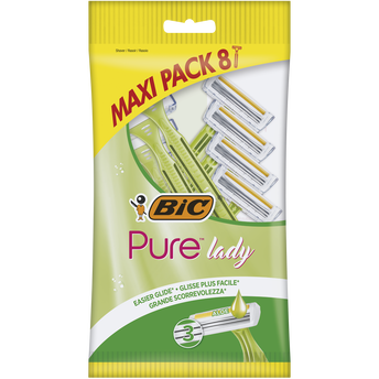 Image de Rasoirs jetables Pure 3 Lady BIC, x8