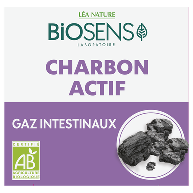 Biosens Charbon Actif Bio 40 gélules