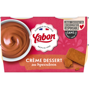 Image de Crème dessert speculoos YABON