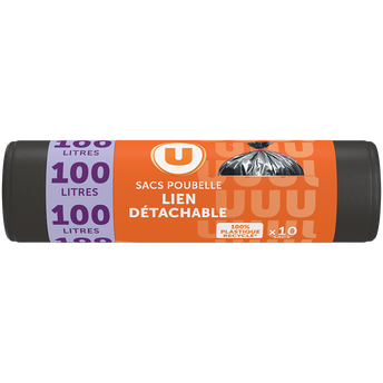 Image de U
Sacs poubelle 100% recyclé lien classique  x10