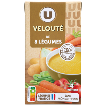 Image de U
Soupe Velouté aux 8 légumes 1