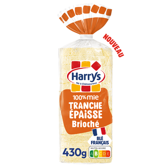Image de Pain de mie 100% brioché tranches épaisses HARRYS