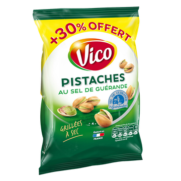 Vico Pistaches Au Sel De Guerande Vico 150g +30% Offert