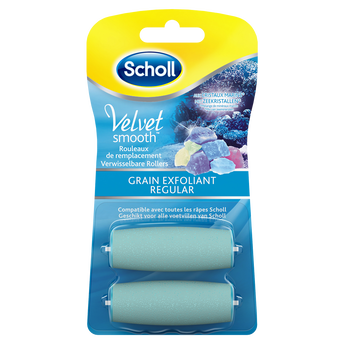 Image de Rouleaux remplacement grain exfoliant aux cristaux marins velvet smooth SCHOLL