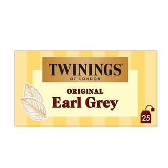Image de Thé Earl Grey TWININGS, 25 sachets