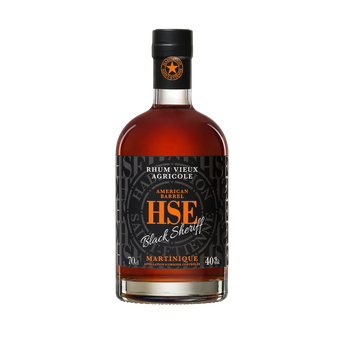Image de Rhum vieux agricole Martinique Black Sheriff HSE, 40°