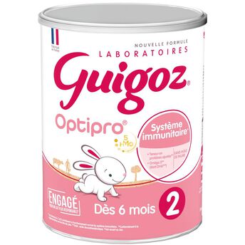 Image de Lait 2ème âge optipro poudre de 6 à 12 mois GUIGOZ bte