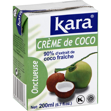 Kara Crème De Noix De Coco Kara, Brique De 200ml