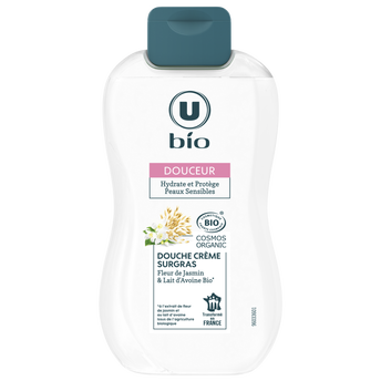 Image de U BIO
Douche crème surgras fleur de jasmin lait d'avoine