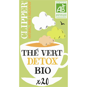 Image de Thé vert Bio Détox CLIPPER - 20 sachets