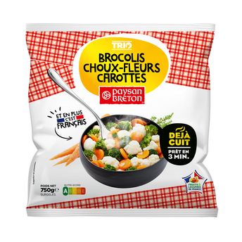 Image de Trio brocolis choux-fleurs carotte PAYSAN BRETON