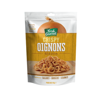 Image de Crispy oignons, Saveur ail et poivres, FRESH GOURMET, sachet