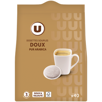 Image de U
Café dosettes DOUX N°3 - compatible SENSEO