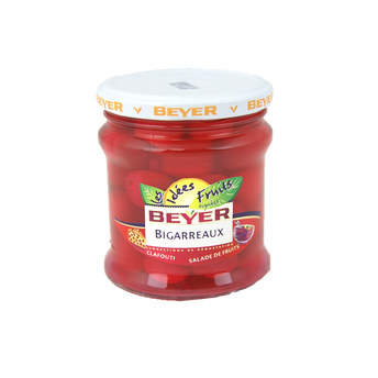 Image de Bigarreaux au sirop, BEYER, bocal de 320ml