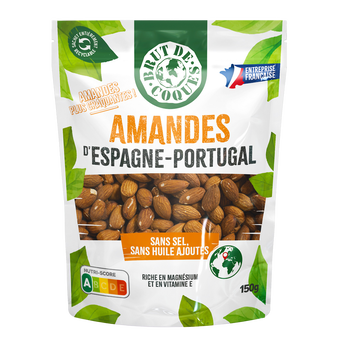 Image de Amande avec peau grillée sans sel, sachet