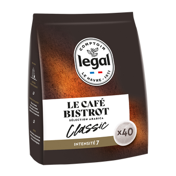 Image de Café dosettes LEGAL LE CAFE BISTROT Classic N°7