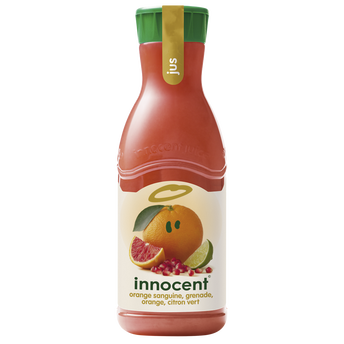 Image de Jus réfrigéré de grenade,orange sanguine, orange, citron vert