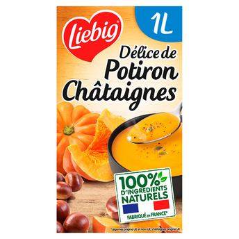 Image de Soupe Délice potiron et châtaignes LIEBIG, brique de