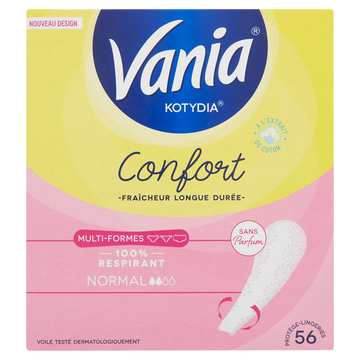 Vania Protège-slips Confort Multiformes Non Parfumé Vania, X56