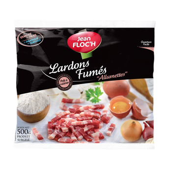 Image de Lardons fumés allumettes IQF JEAN FLOC'H, paquet de