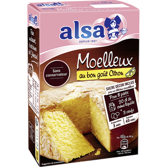 Image de Préparation pour gâteau au citron Mamie Gâteau ALSA