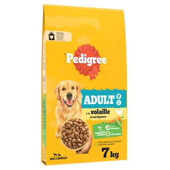 Image de Croquettes moyen et grand chien à la volaille et aux légumes PEDIGREE
