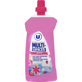 Image de U
Nettoyant ménager multi-surface parfum fleurs de cerisier, flacon
