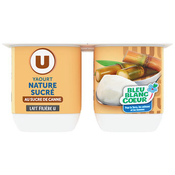 Image de U
Yaourt nature au sucre de canne