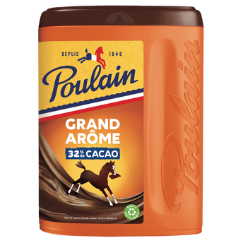 Image de Chocolat en Poudre Grand Arôme 32% de cacao POULAIN - Boîte de