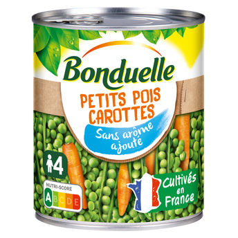 Image de Petits pois et carottes sans arôme ajouté BONDUELLE - Boîte 4/4