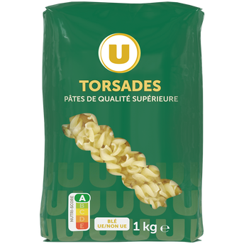 Image de U
Pates torsade qualité supérieure  paquet de
