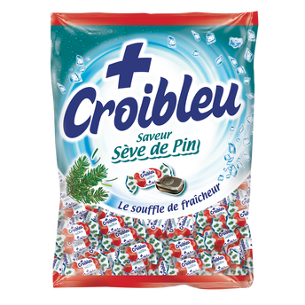 Image de Bonbons saveur sève de pin CROIBLEU, sachet de