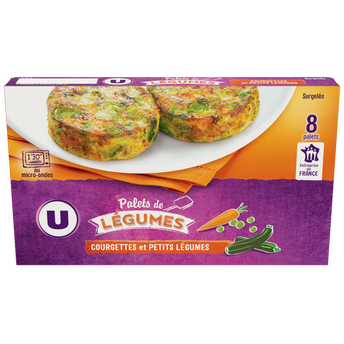 Image de U
Palets de légumes courgette, petits légumes