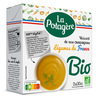 Image de Velouté de légumes de nos campagnes bio LA POTAGERE