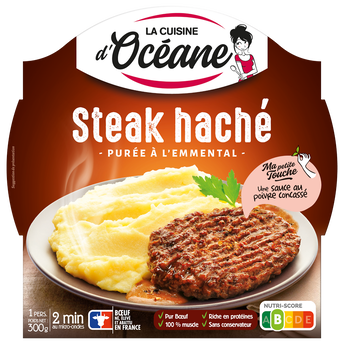 Image de Steak haché purée à l'emmental LA CUISINE D'OCEANE