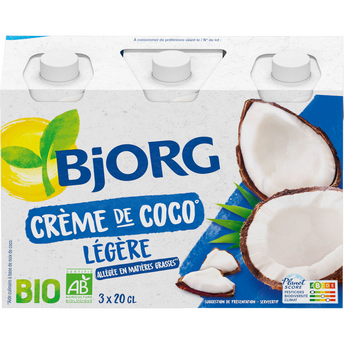 Image de Crème de coco légère bio BJORG