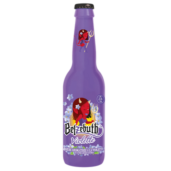 Image de Bière blonde aromatisée à la Violette BELZEBUTH 2,8° - Bouteille