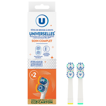 Image de U
Tête de brosse à dents universelle soin complet