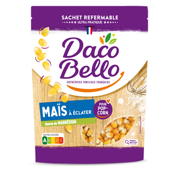 Image de Maïs à éclater, DACO BELLO, sachet refermable