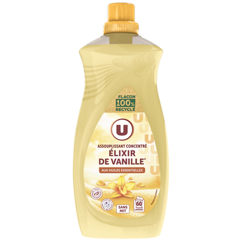 Image de U
Adoucissant concentré parfum élixir de vanill. flacon 60 lav