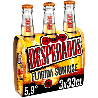 Image de Bière aromatisée orange grenadine Tequila DESPERADOS 5°9