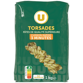 Image de U
Torsades cuisson rapide sachet de