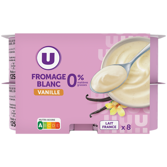 Image de U
Fromage blanc vanille 0%MG