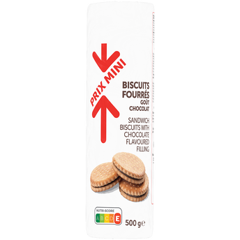 Image de Biscuits fourrés chocolat PRIX MINI