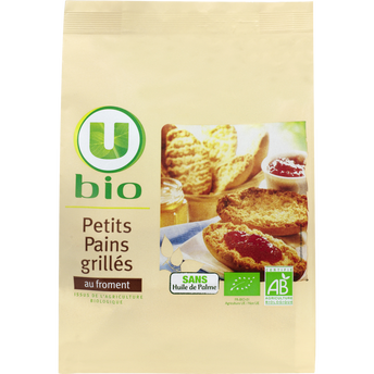 Image de U BIO
Petits pains grillés au froment