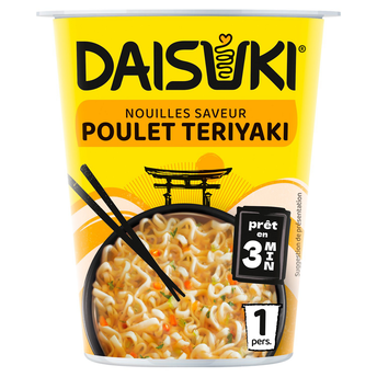 Image de Nouilles instantanées saveur poulet teriyaki DAISUKI, 60