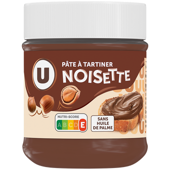 Image de U
Pâte à tartiner aux noisettes sans huile de palme pot