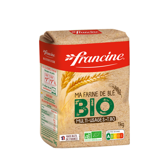 Image de Farine de blé bio FRANCINE T80
