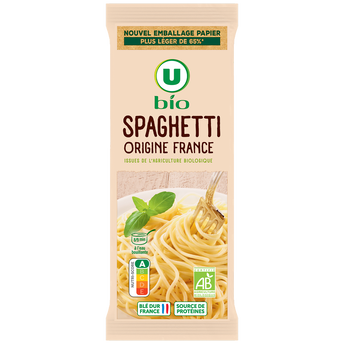 Image de U BIO
Spaghetti bio  , Paquet de