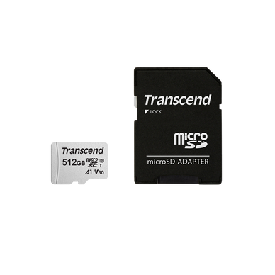 Carte mémoire micro sd TRANSCEND 512go uhs-i u3 a1 v30 4k - Super